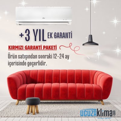 Fujitsu Klima Kırmızı Ek Garanti Paketi
