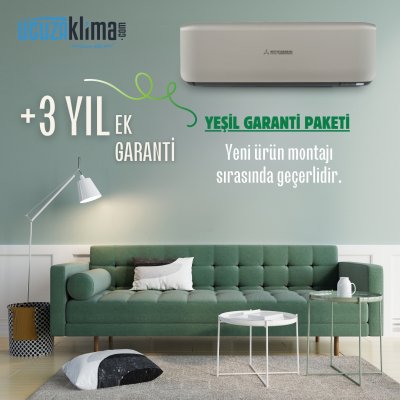 Mitsubishi Heavy Klima Yeşil Ek Garanti Paketi